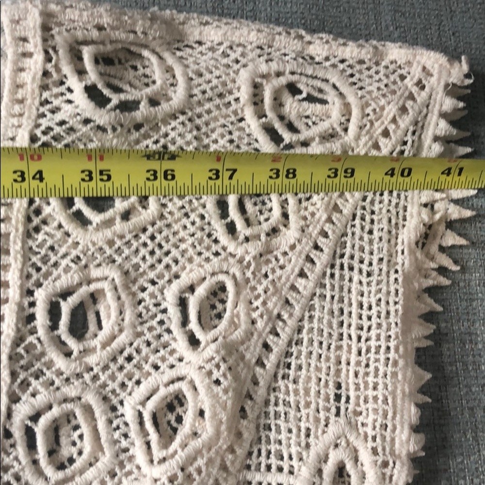 #62 Ivory Embroidered Poncho - Picture 11 of 11